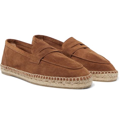 brown suede espadrilles men